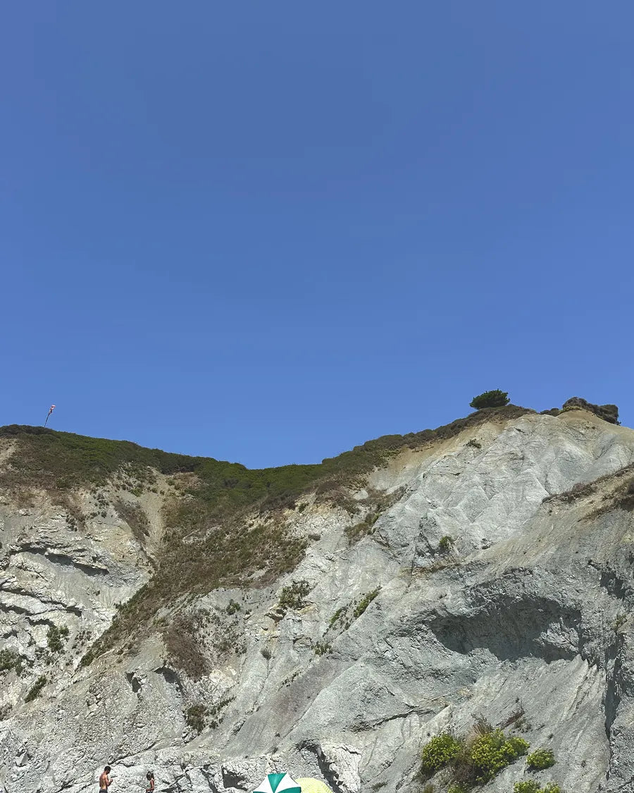 Los acantilados blancos de El Peñón, en Sopelana