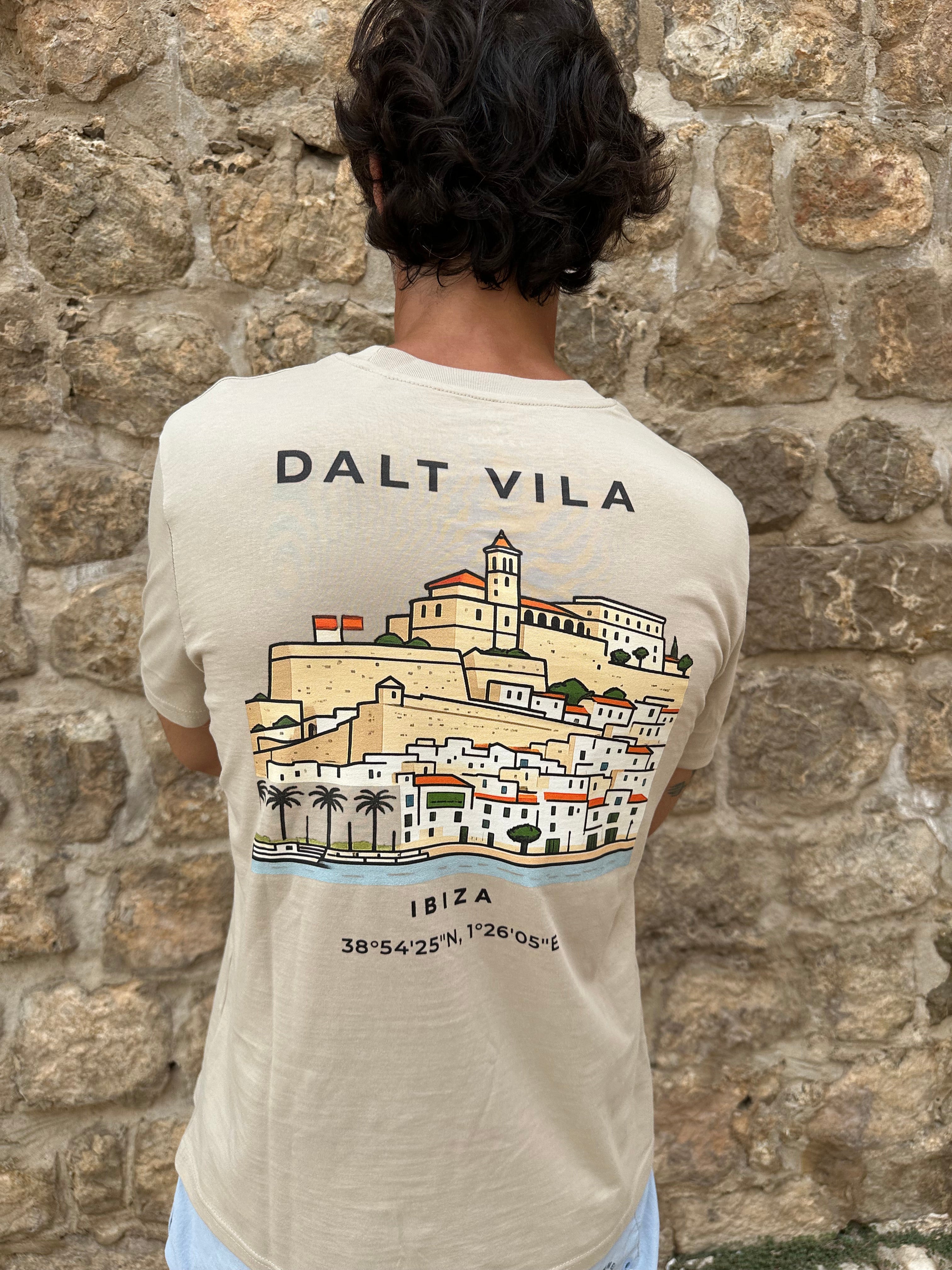 Camiseta Ibiza Dalt Vila Hombre— Edición Limitada | IZENA