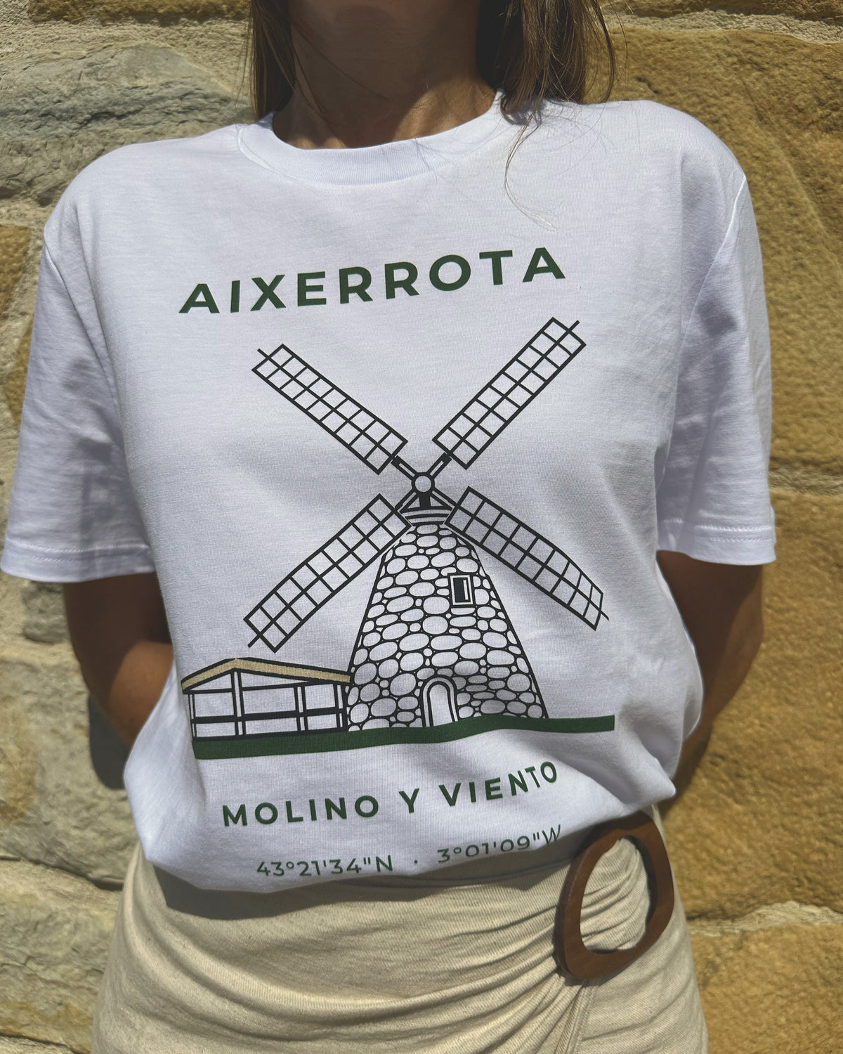 Camiseta Aixerrota IZENA · Molino y Viento