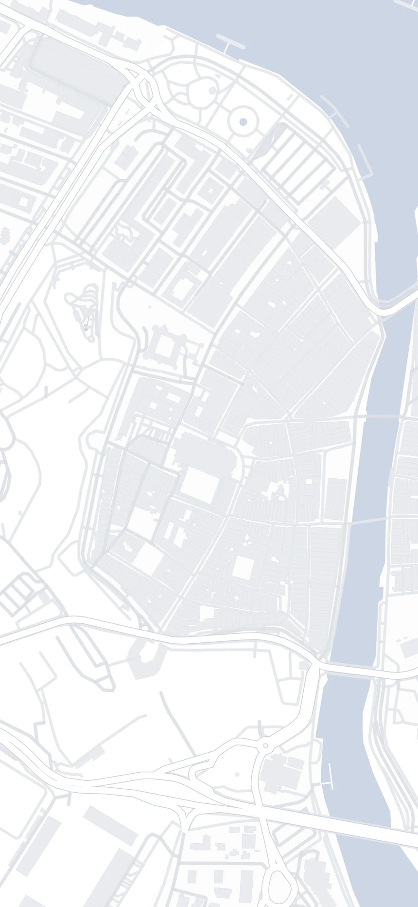 Mapa de Baiona con el punto exacto