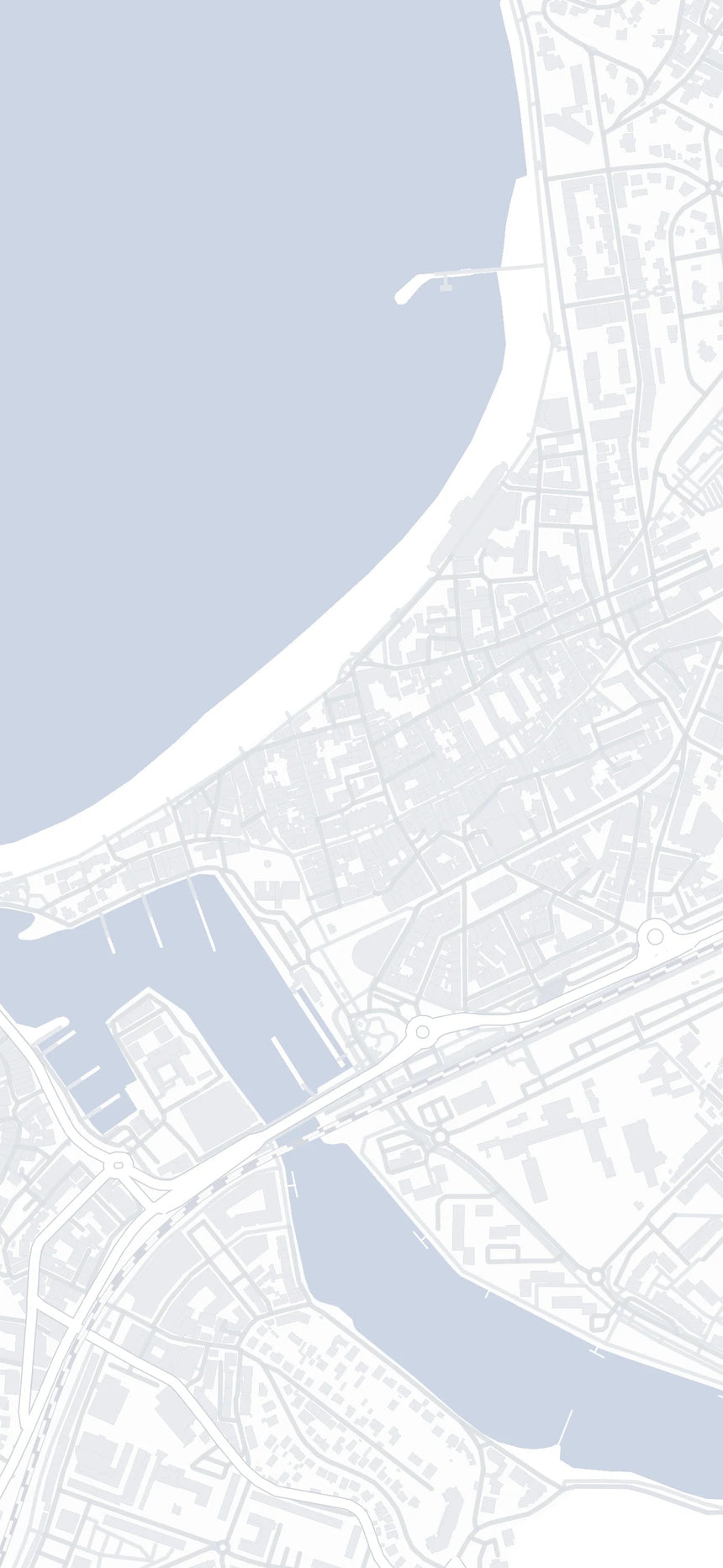 Mapa de Donibane con el punto exacto