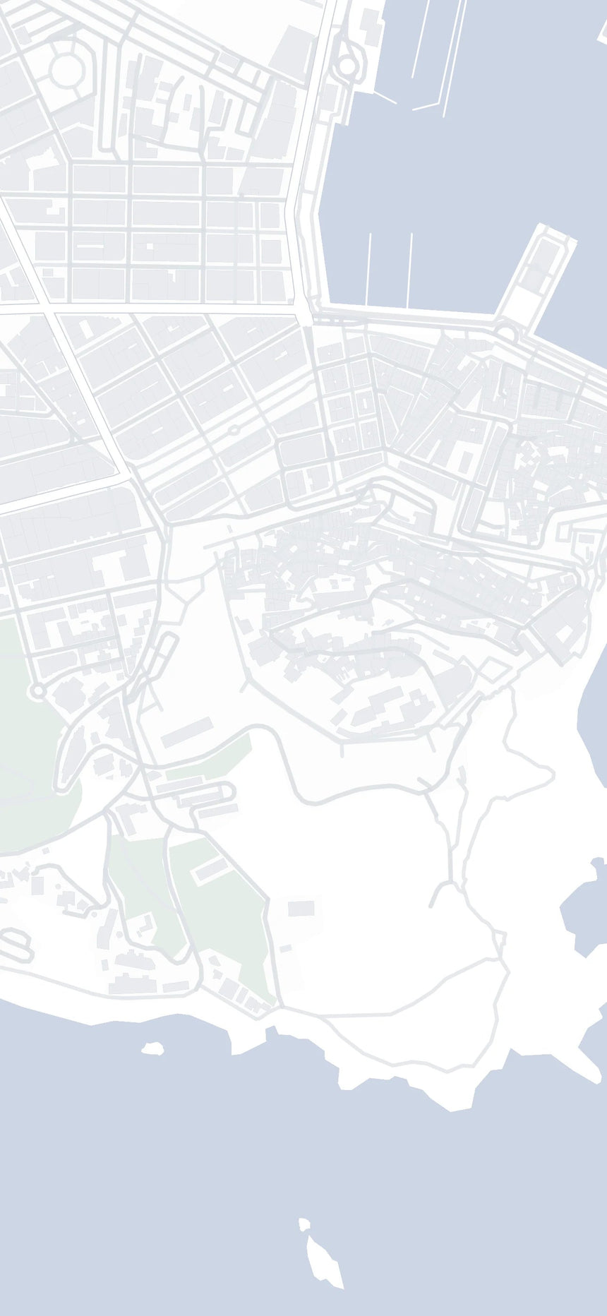 Mapa de Dalt Vila con el punto exacto