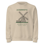 Sudadera IZENA Aixerrota · Molino y Viento – en arena, de frente