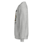 Sudadera IZENA Donibane · Bahía & Corsarios – en gris jaspeado, de lado izquierdo