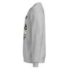 Sudadera IZENA Biarritz · Roca & Océano – en gris jaspeado, de lado izquierdo